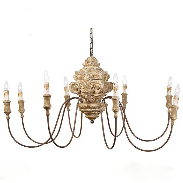 Rustic French Country Chandelier