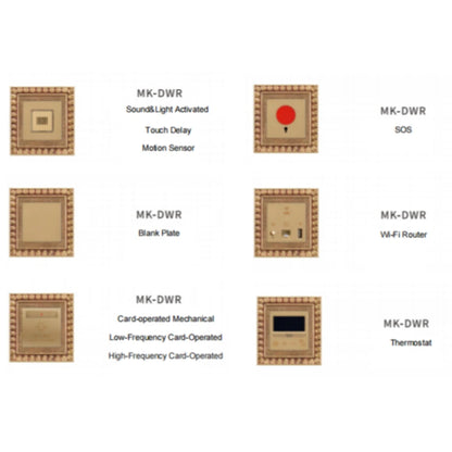 Brass wiring device with carved border and dual USB charging socket