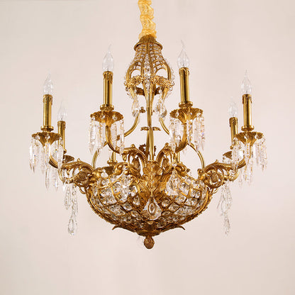 Vintage Brass Chandelier