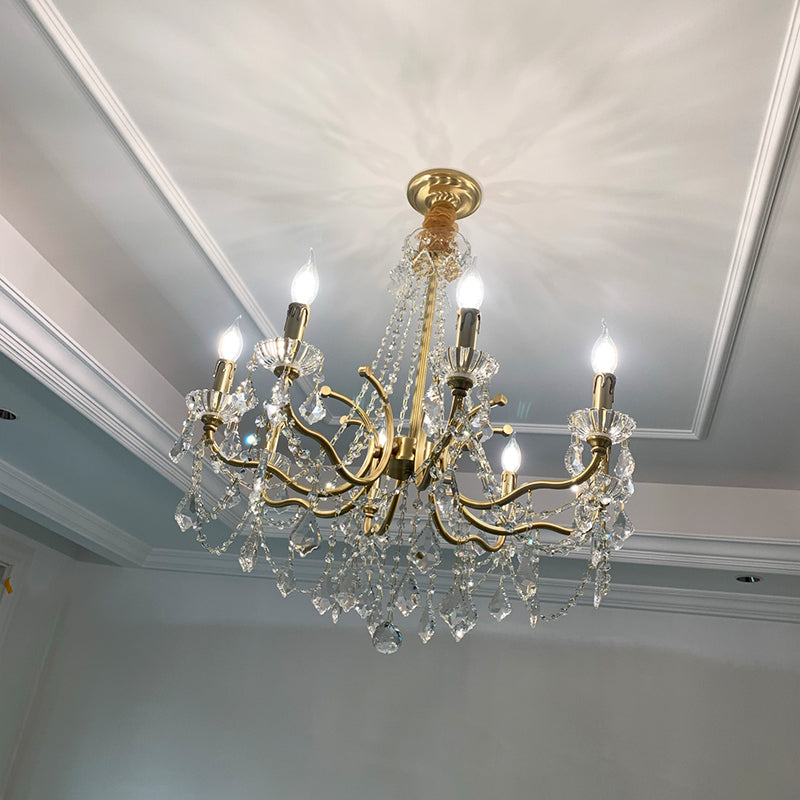 French Brass Chandelier