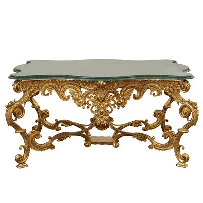 Baroque Style Brass&Marble Table