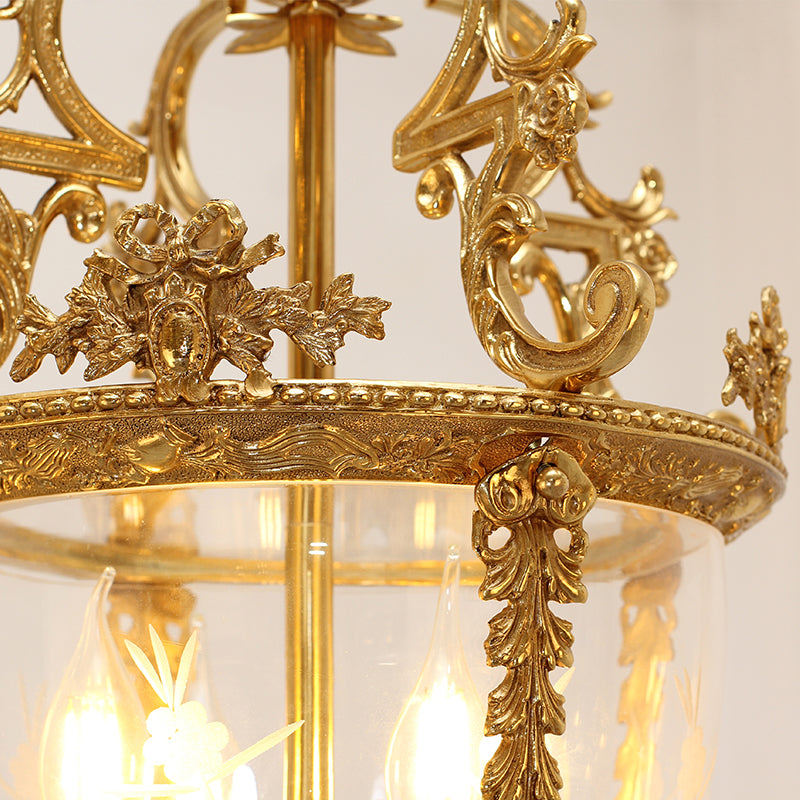 Brass Lantern Pendant Light