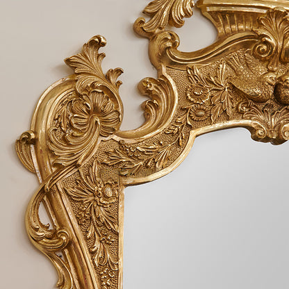 Baroque Brass Mirror