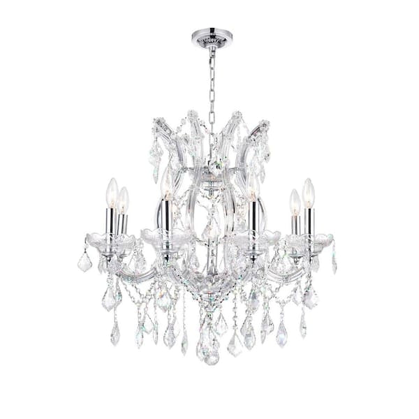 3 Size Available Crystal Glass Chandelier