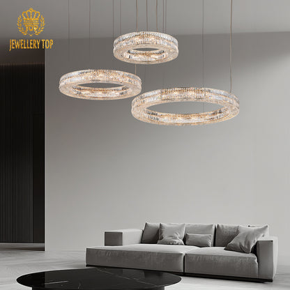 Crystal Ring Chandelier