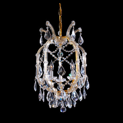 Round Maria Theresa Crystal Pendant Lamp