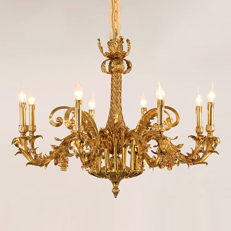 French Brass Chandelier