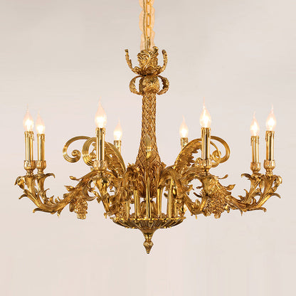 French Brass Chandelier