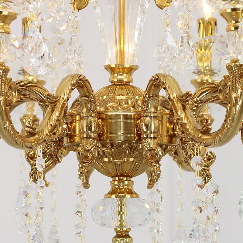 French Brass Chandelier