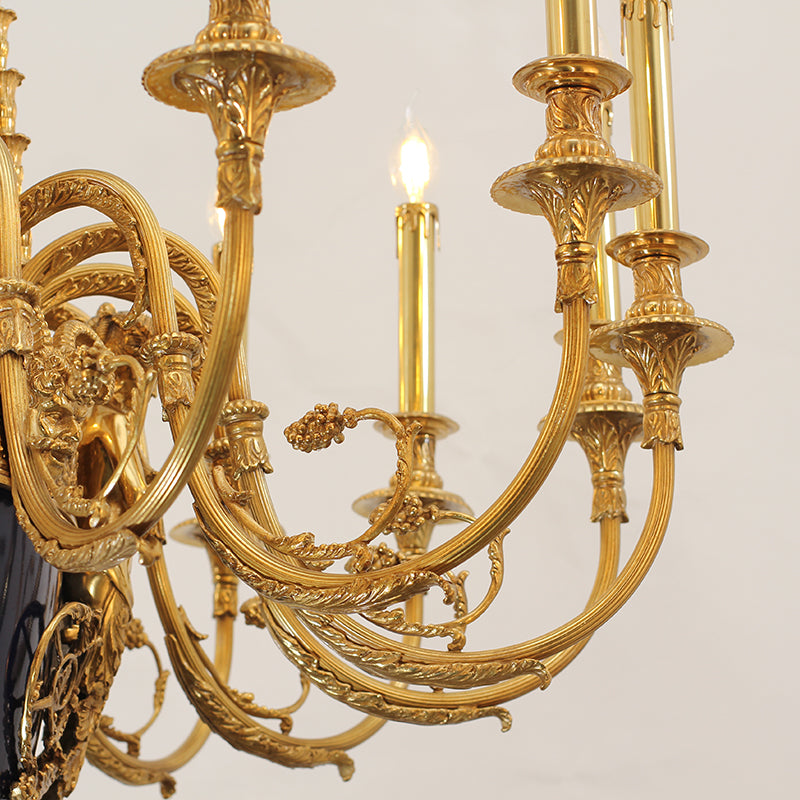 Luxury Palace Brass Antique Chandelier