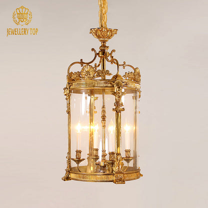 brass lantern in victorian style