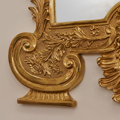 Baroque Brass Mirror