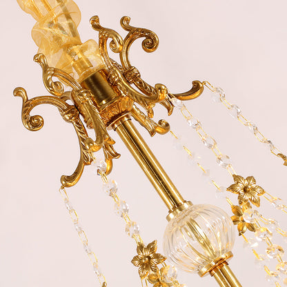 French Brass Pendant Lamp