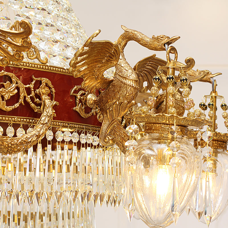 French Brass Chandelier