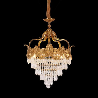 French Brass Pendant Light