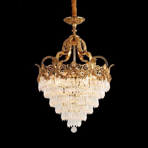 French Brass Pendant Light