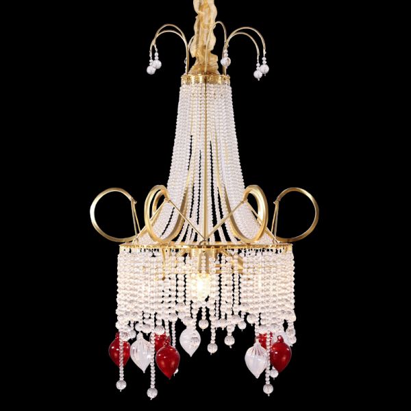 French Brass Pendant Light