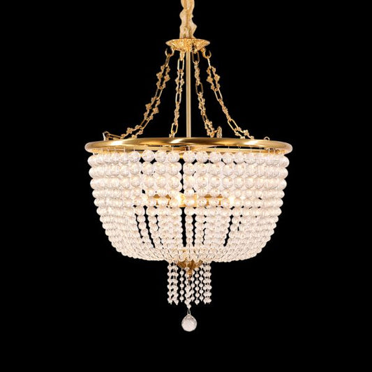 French Brass Pendant Light