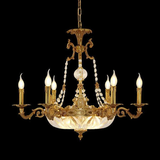 Glass Plate Chandelier 2.56'/2.89'