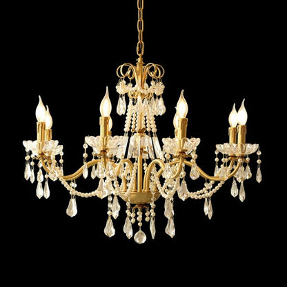 French Rococo Crystal Chandelier