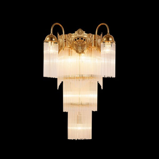 French Brass Wall Lamp