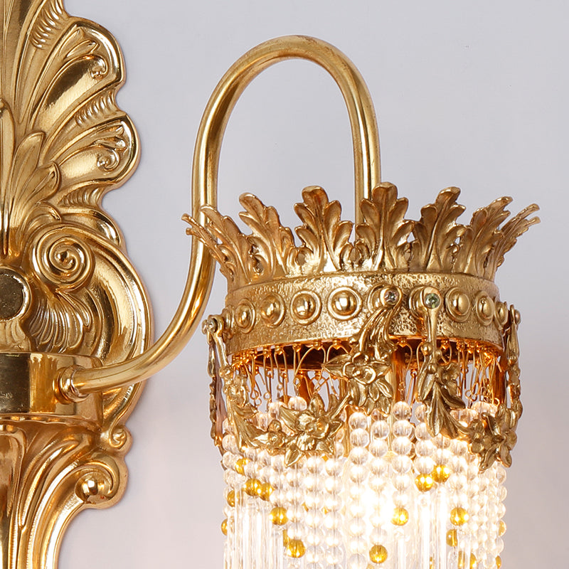 French Brass Wall Lamp