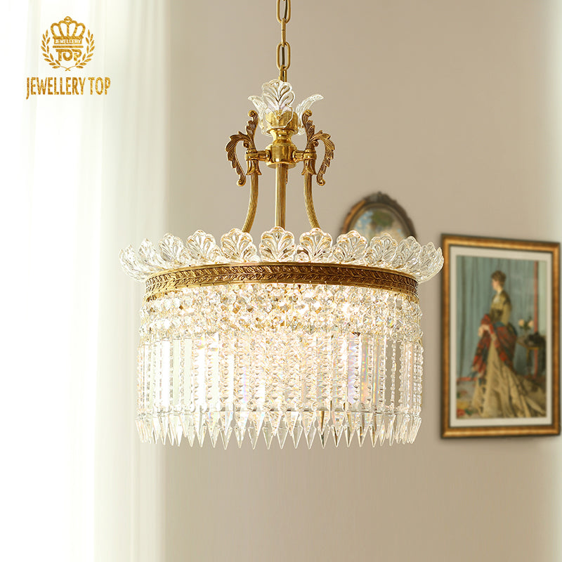 French Brass Pendant Light