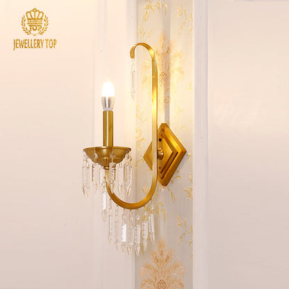 brass wall lamp