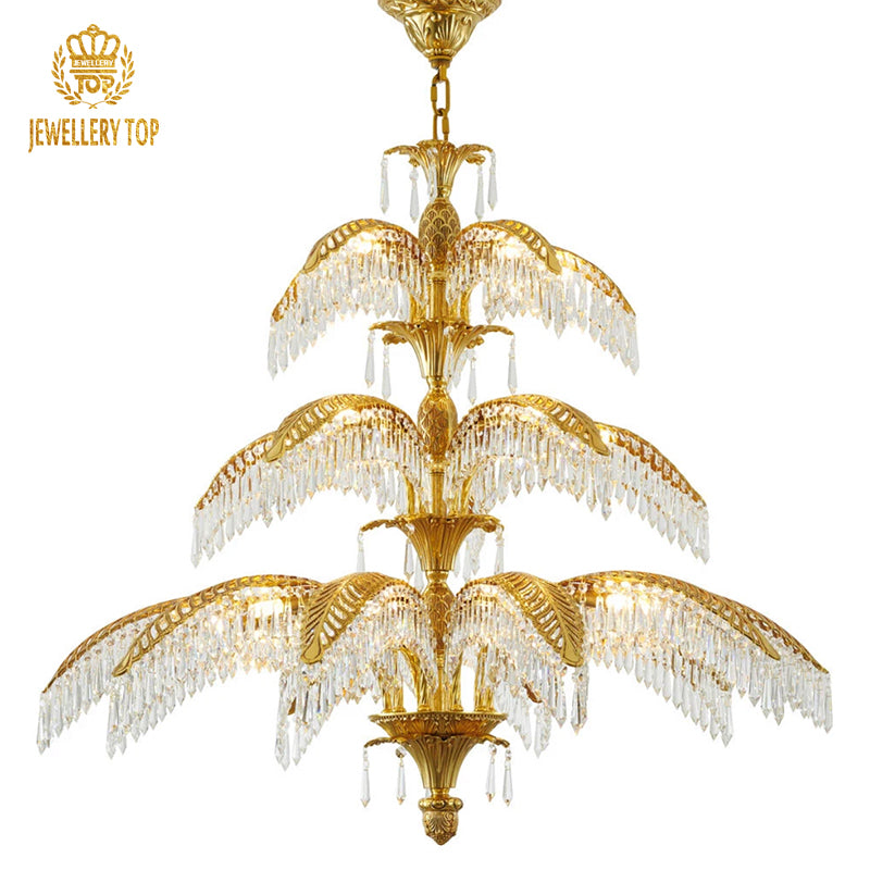 3 tiers Victorian Plam Chandelier