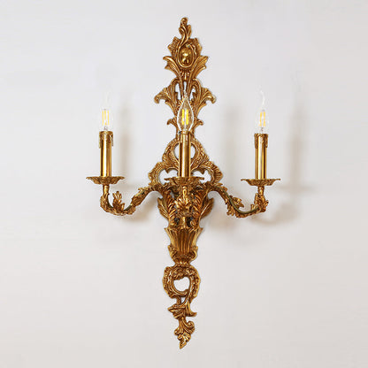 brass wall lamp