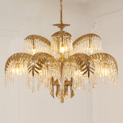 victorian palm chandelier