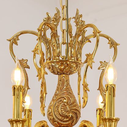 Georgian Antique Chandelier 6 Light