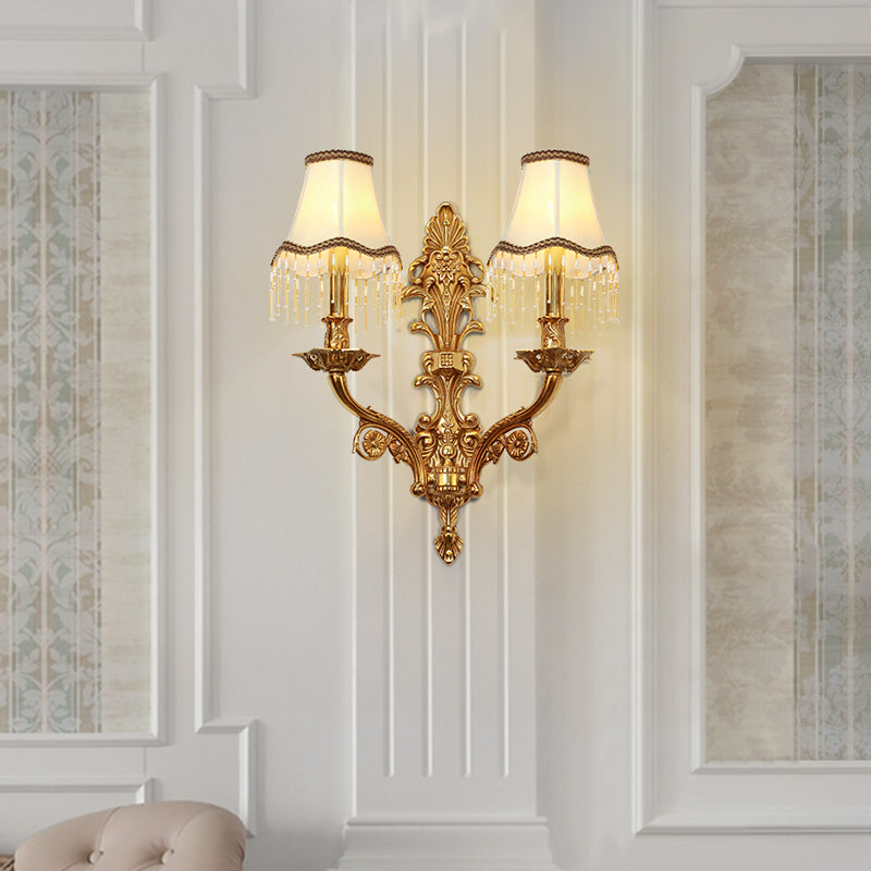 French Brass Wall Lamp