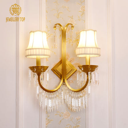 brass wall lamp