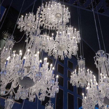 8 Lamps Baccarat Crystal Design Chandelier (Long)
