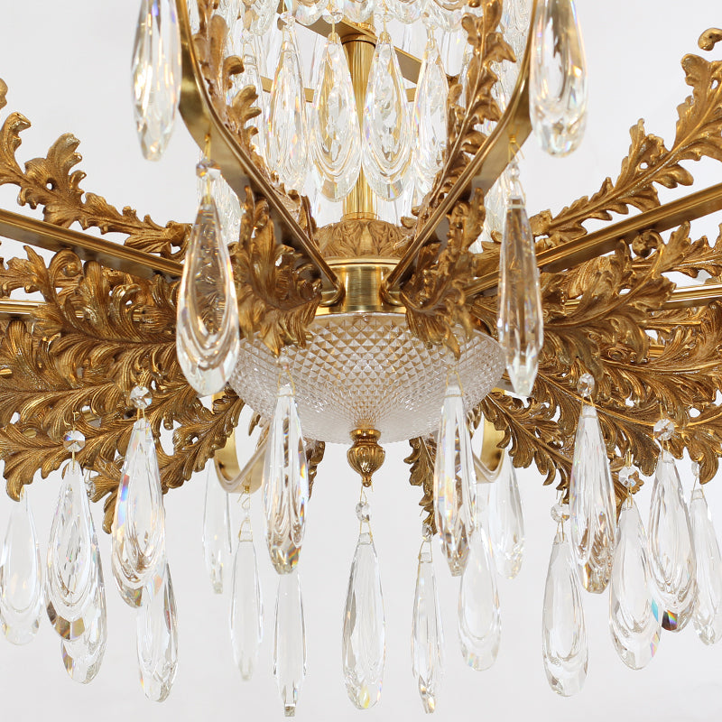 French Brass Chandelier