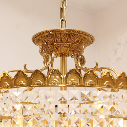 French Crystal Pendant Lamp