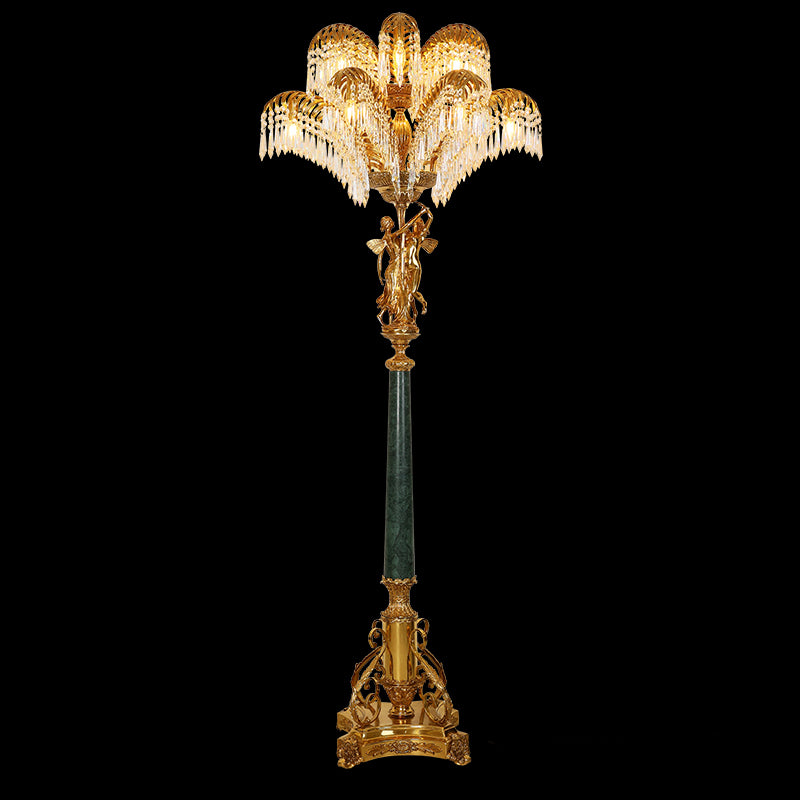 Celestial Palm Vintage Floor Lamp