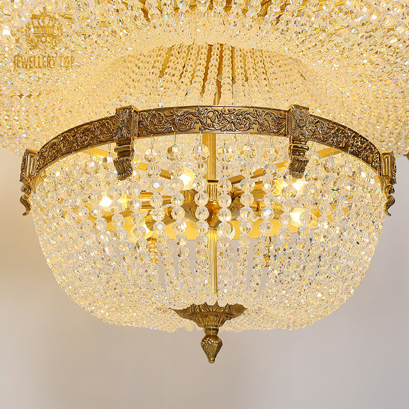 Victorian Crystal Chandelier