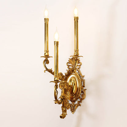 brass wall lamp