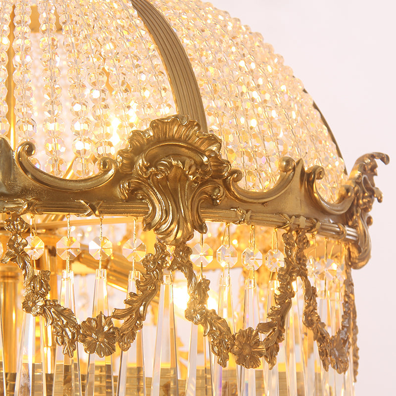 French Brass Chandelier