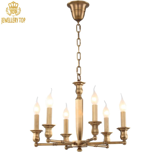 Colonial-inspired brass pendant light with warm bronze finish
