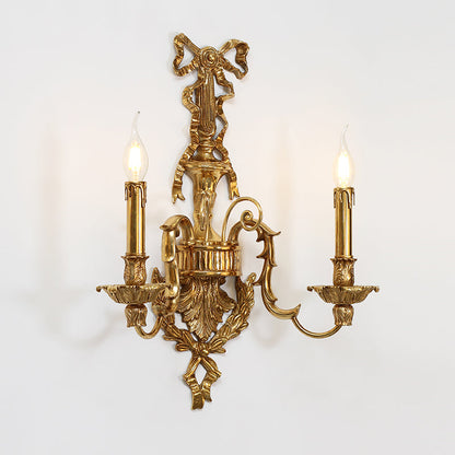 French Brass Wall Lamp