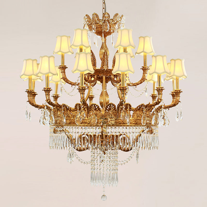 French Brass Chandelier