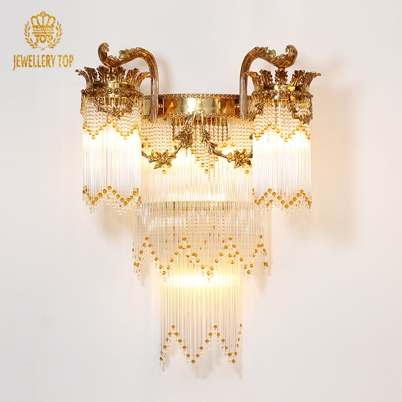 French Brass Wall Lamp