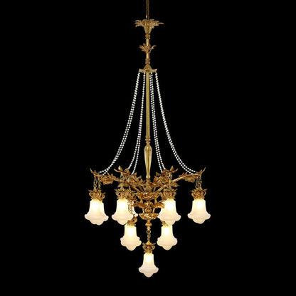 French Brass Chandelier