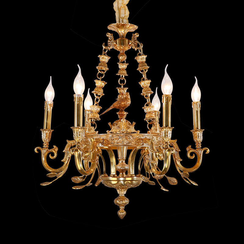 luxury decorative brass chandelier