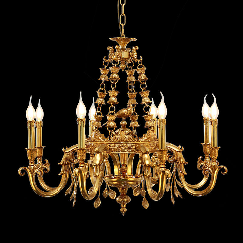 luxury decorative brass chandelier