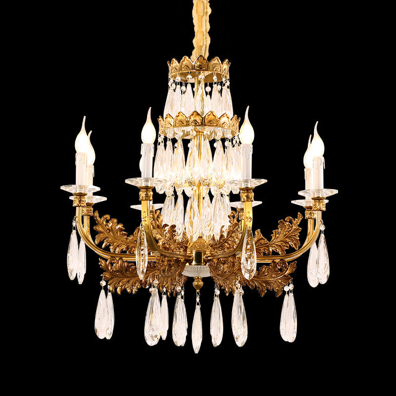 French Brass Chandelier