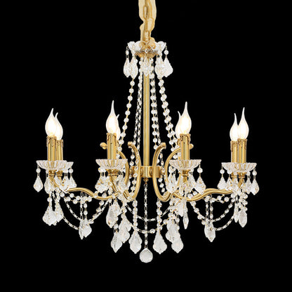 French Brass Chandelier